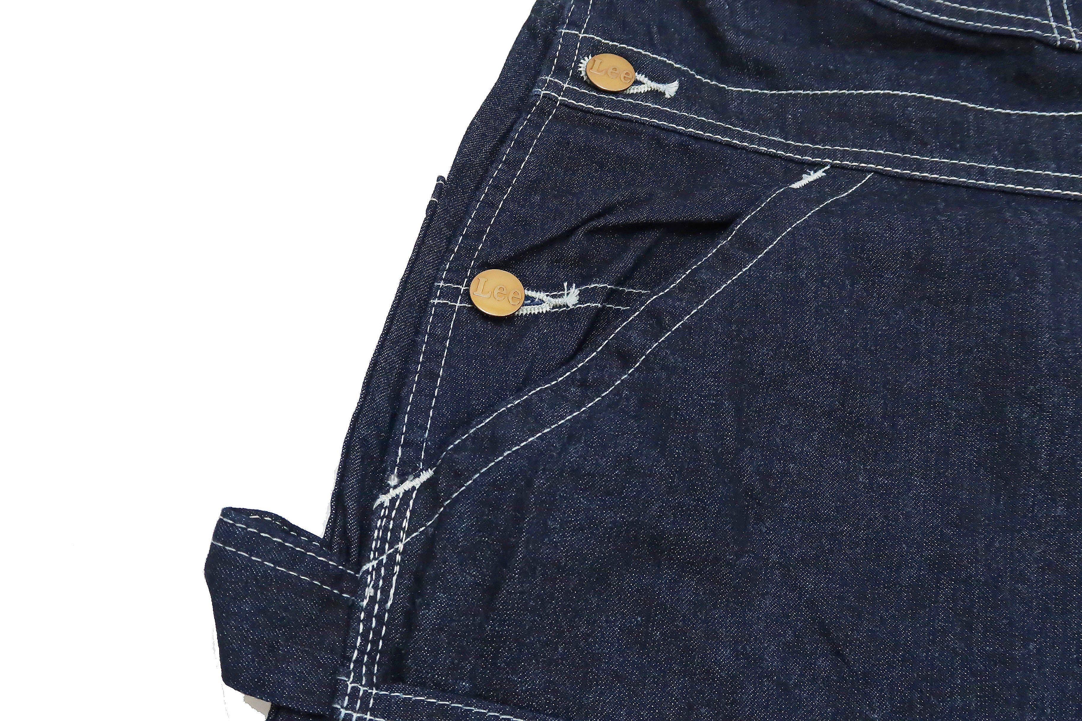 Lee Men's Double Knee Denim Bib Overalls - LM8605 100 - Durable Workwear for Farming, Construction & Casual Wear | High Back Design for Comfort & Mobility