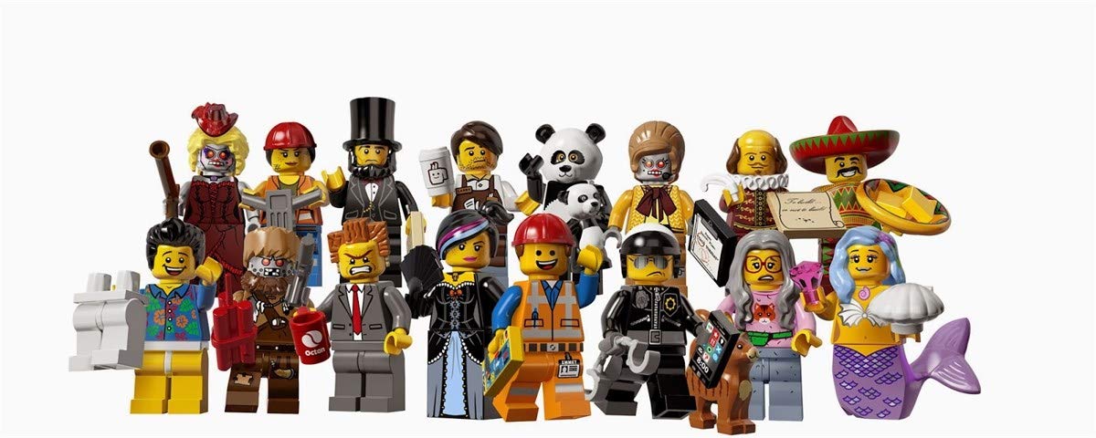 71004 LEGO Minifigures Series 12 The LEGO Movie - Complete Set of 16 Collectible Minifigures for Display, Play & Gift Giving - Perfect for LEGO Fans, Collectors & Movie Enthusiasts