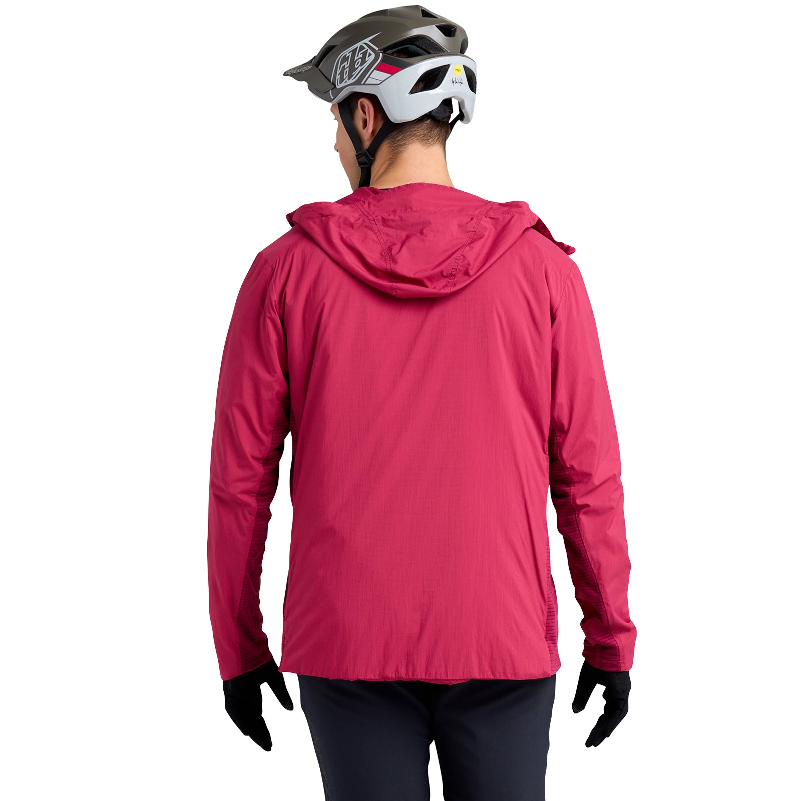 Mathis Jacket Mono Dark Berry - Stylish Waterproof Windbreaker for Men & Women | Perfect for Hiking, Running & Outdoor Adventures