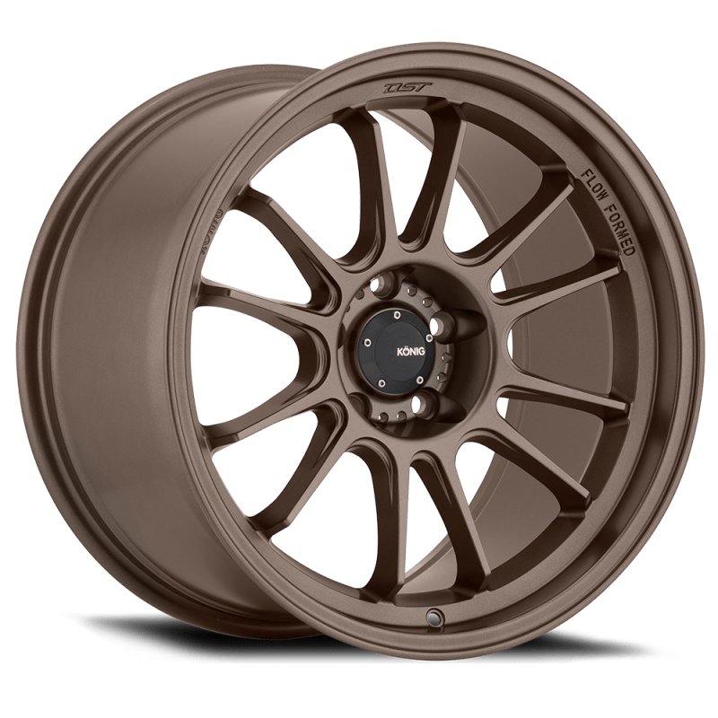Konig Hypergram 17x9 5x100 ET40 Race Bronze Wheels - Lightweight Performance Rims for Track Racing & Street Driving