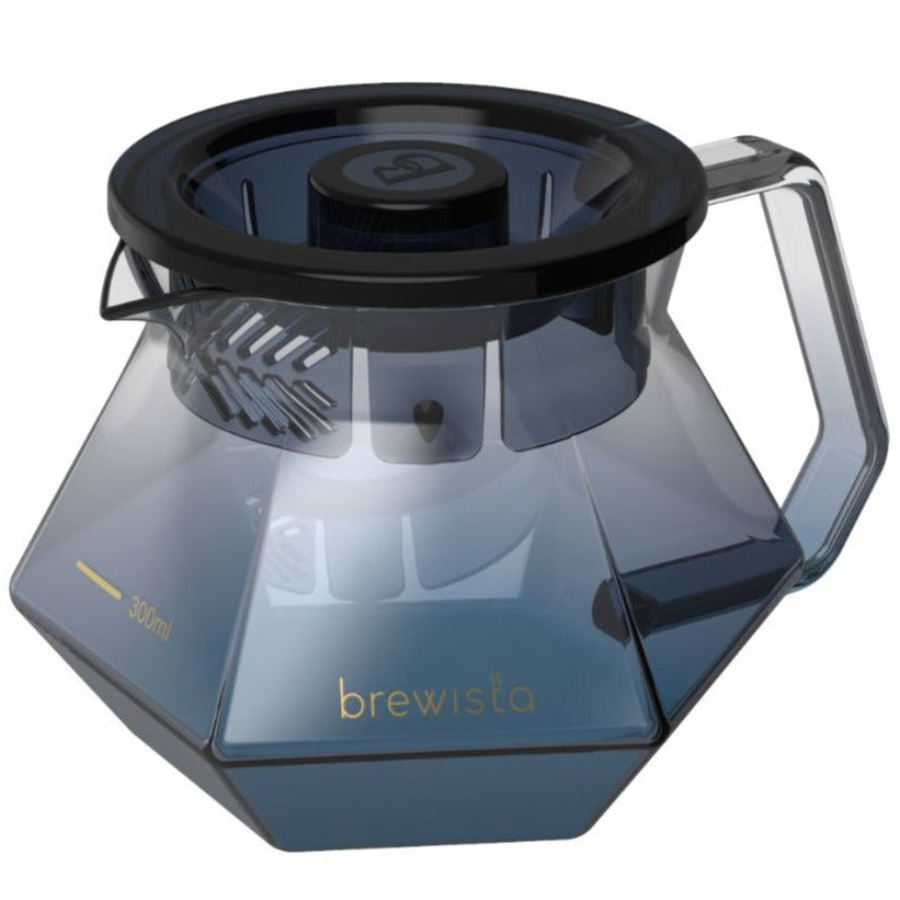 Brewista X Series Glass Server - 600ml/20oz Heat-Resistant Borosilicate Carafe for Coffee, Tea, and Cold Brew - Perfect for Pour Over, French Press, and Iced Beverages at Home or Café