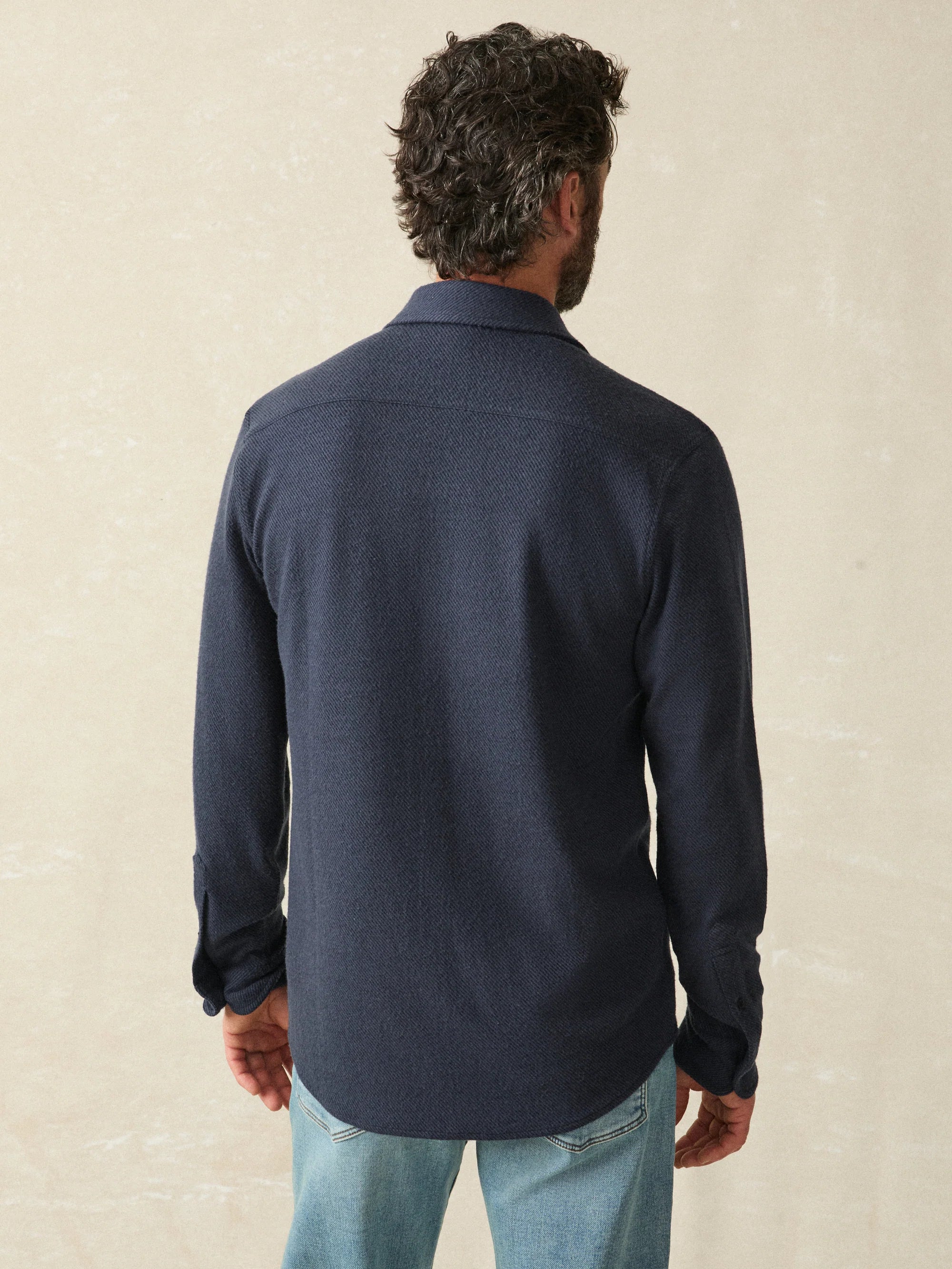 FAHERTY Men's Long Sleeve Double Pocket Sport Shirt - Casual Button Down Shirt for Golf, Work & Outdoor Activities