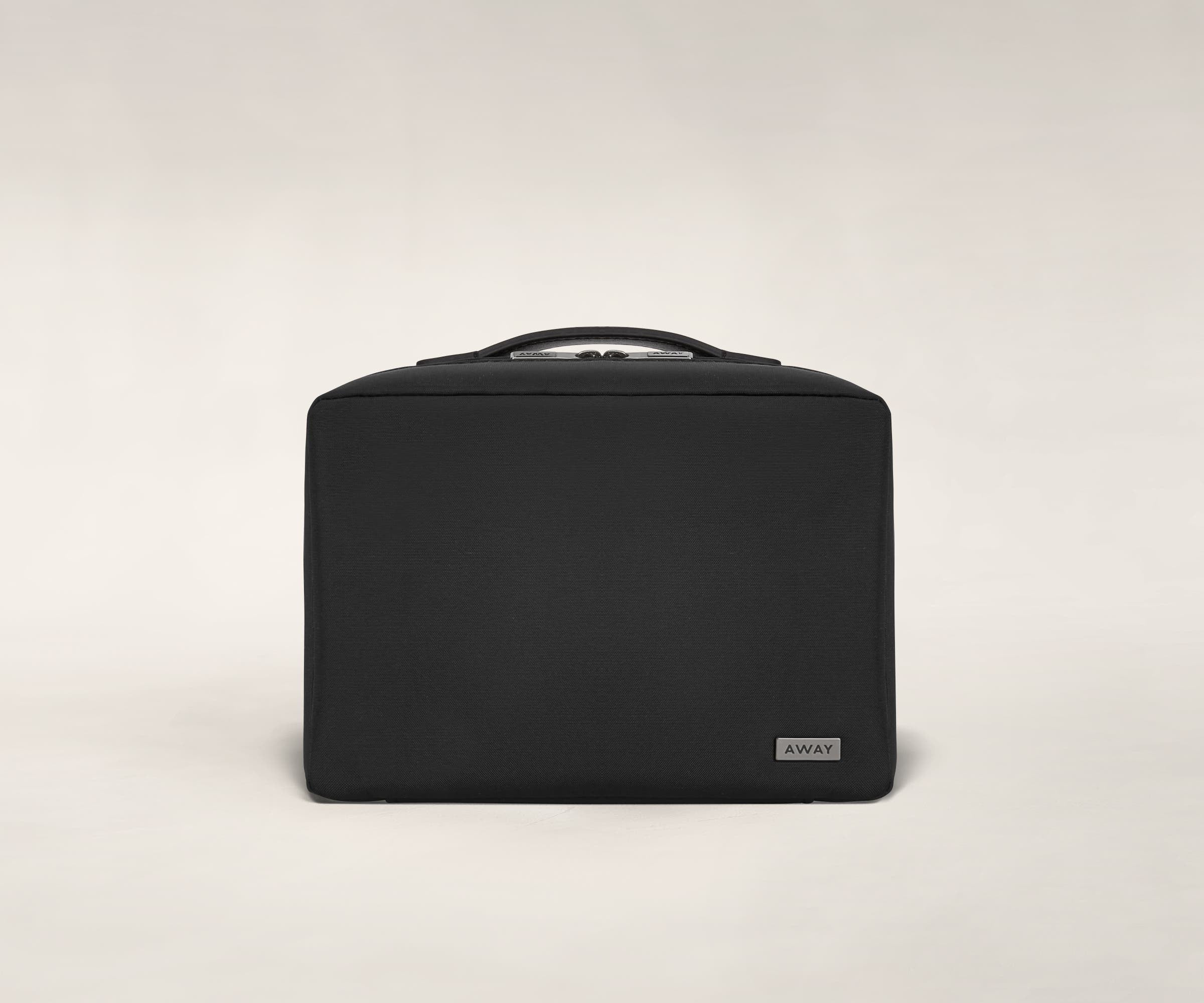 Jet Black Large Tech Case - Durable Protective Cover for Phones, Tablets & Laptops - Perfect for Travel, Work & Everyday Use