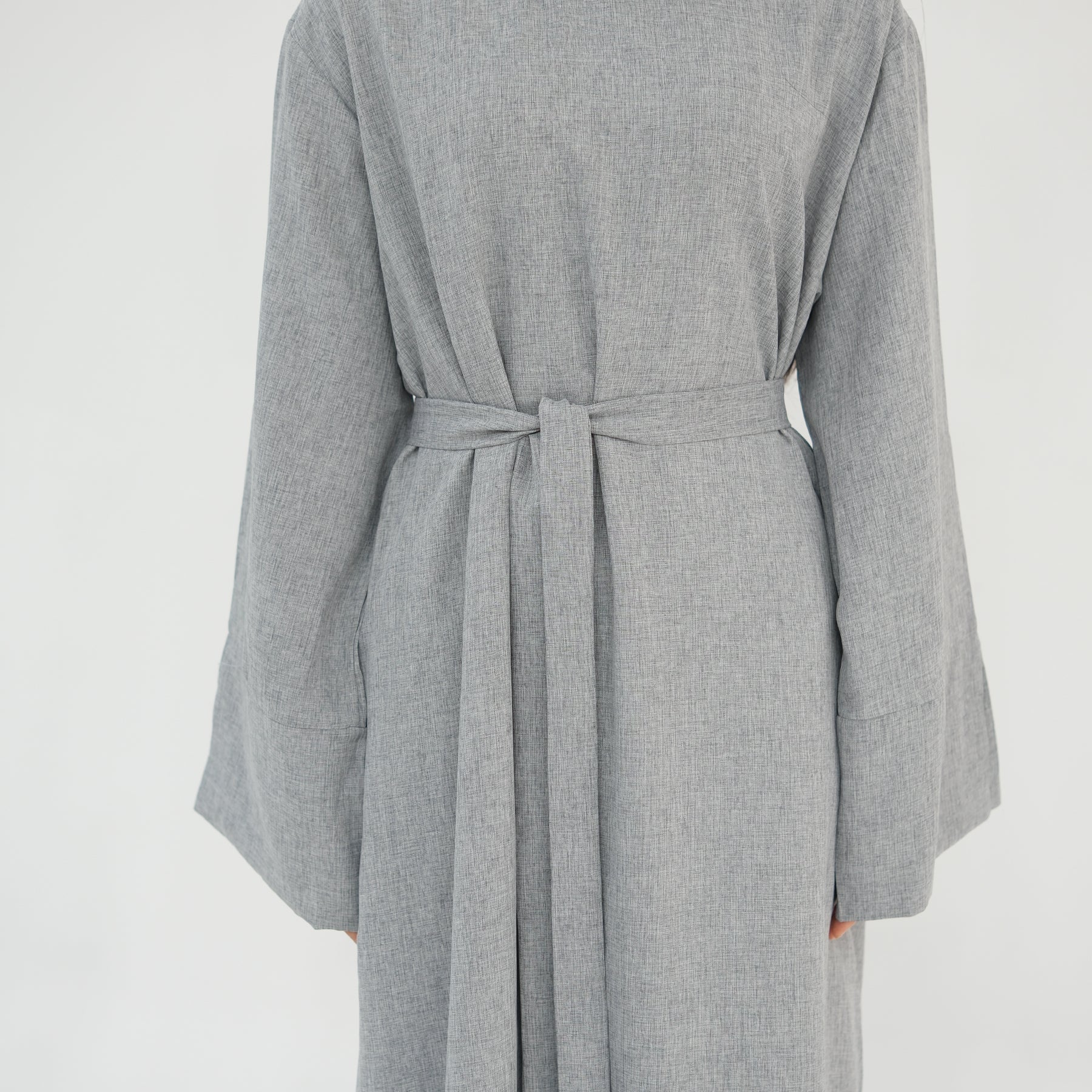 Stylish Heather Gray Everyday Abaya - Modest Islamic Dress for Women - Perfect for Prayer, Work & Casual Wear