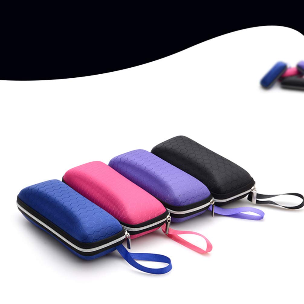 Healifty Hard Shell Glasses Case - Travel & Daily Use (Blue)