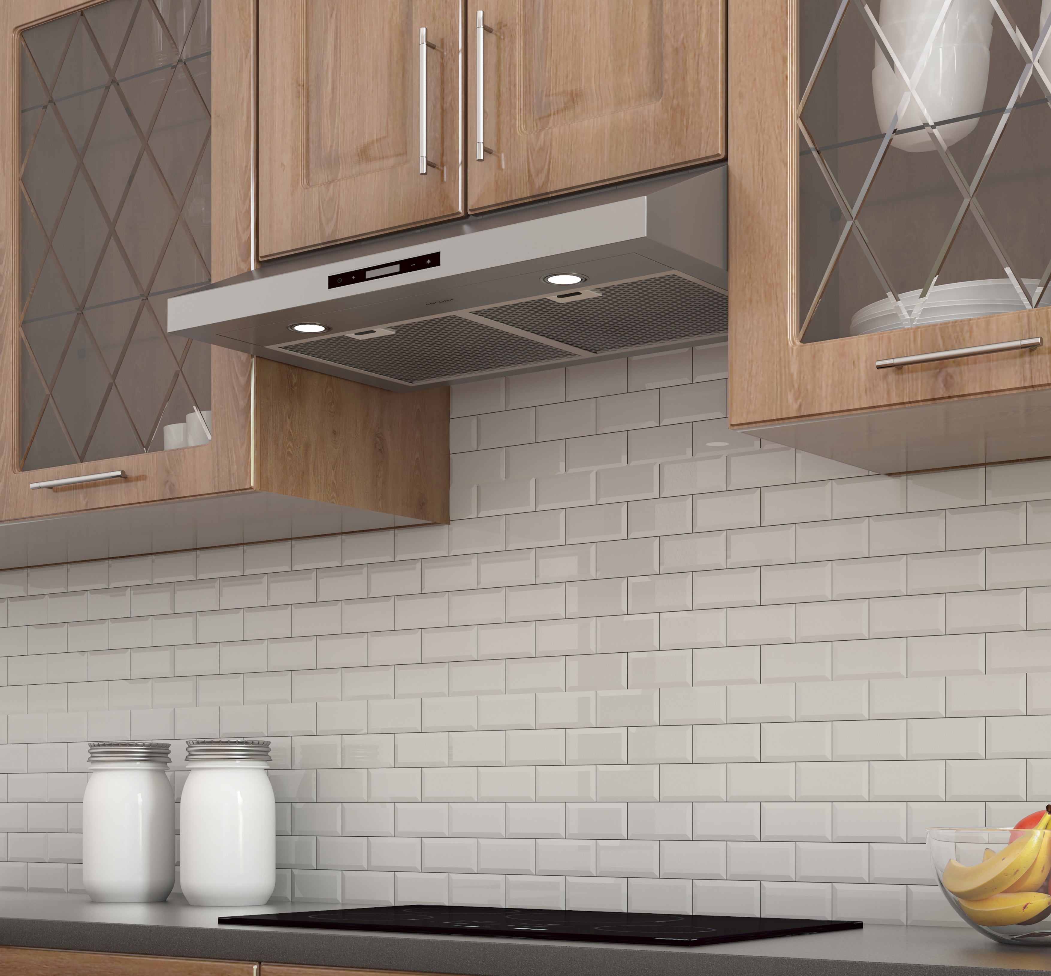 Slim SE2M 30-Inch Stainless Steel Under Cabinet Range Hood - Powerful Kitchen Ventilation for Smoke & Odor Removal - Perfect for Small Spaces & Modern Kitchens