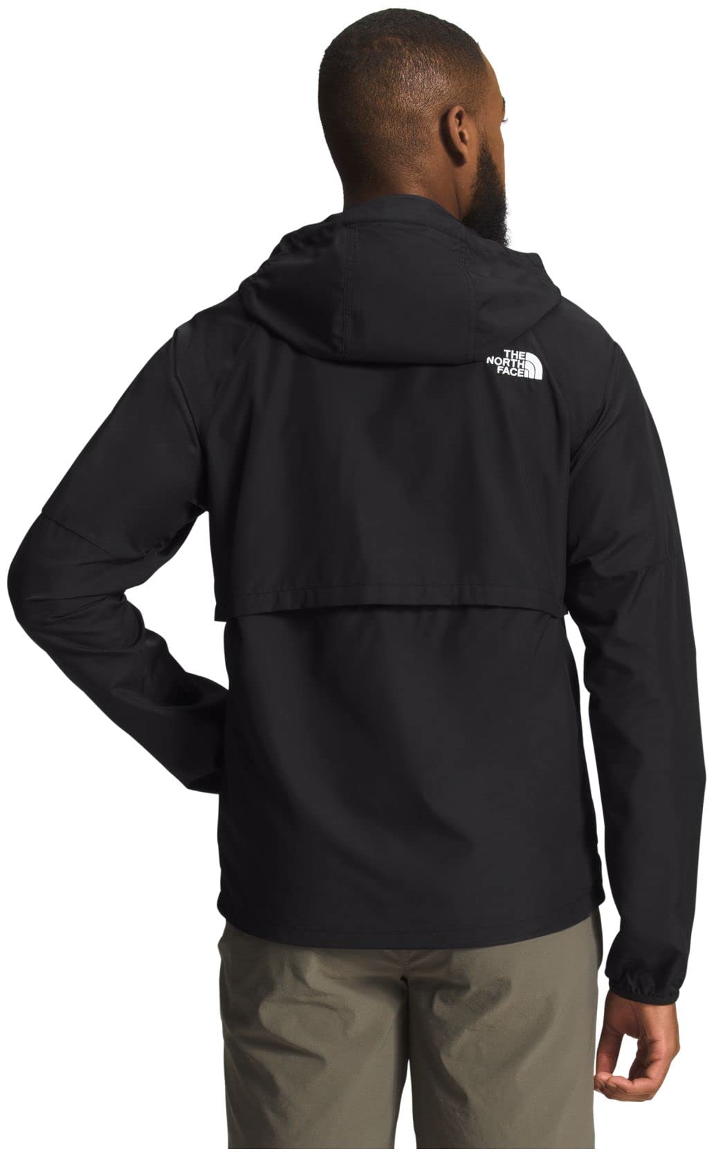 THE NORTH FACE Men's Flyweight Hoodie - Lightweight Water-Resistant Hiking Jacket for Outdoor Adventures & Travel