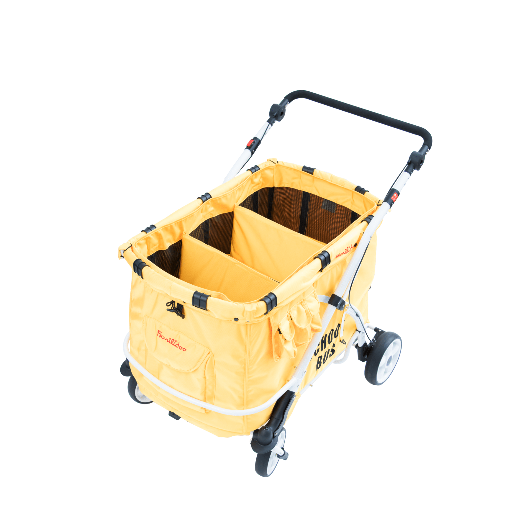 Wonderfold Wagon MJ06 4-in-1 Quad Stroller Wagon - 4 Seat All-Terrain Baby Stroller & Utility Cart for Beach, Park, Shopping & School Bus Rides