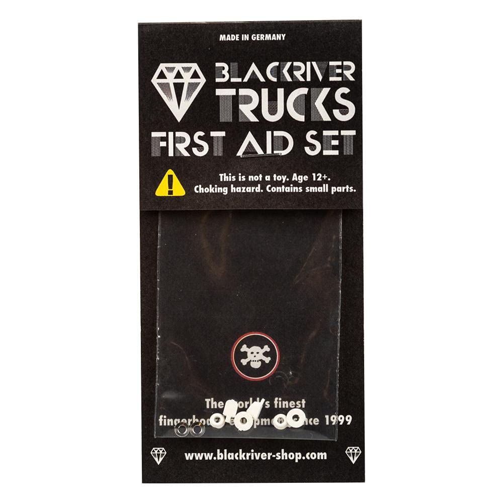 Blackriver First Aid Bushings - Classic White Super Soft Skateboard Bushings for Smooth Ride & Control | Perfect for Cruising, Tricks & Longboard Skateboards
