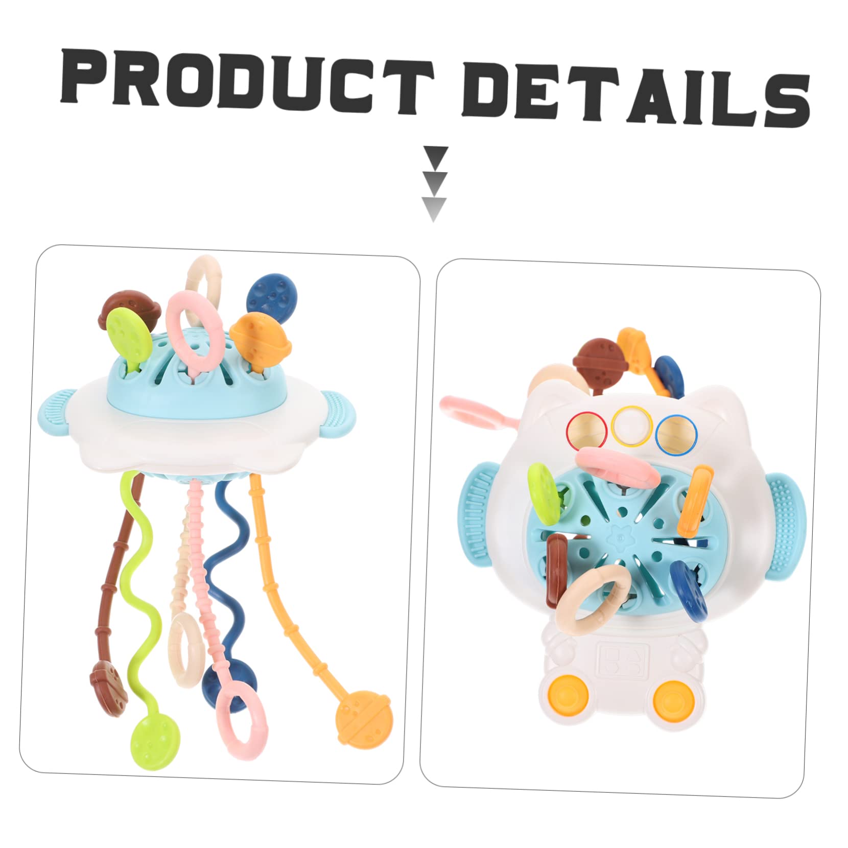 TOYANDONA Sensory Toys for Kids - Educational & Calming Drawstring Bath Toys - Soft Silicone Stress Relief Toys for Toddlers & Autism - Perfect for Bathtime, Classroom, and Sensory Play Therapy