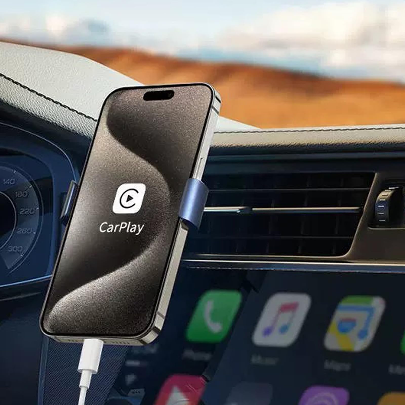 Original Title: Car Carplay Cord Replacement for iPhone 15, USB A to USB C Cable for iPhone 16/16 Pro/16 Pro Max/15/15 Pro Max/15 Plus, AirPods Pro (2nd Gen), iPad Pro/Air, Apple TV 4K Remote (3rd Gen)    Optimized Title:   **USB A to USB C Cable for iPhone 16/16 Pro/16 Pro Max/15/15 Pro/15 Plus - CarPlay Charging Cord Compatible with AirPods Pro 2, iPad Pro/Air & Apple TV 4K Remote - Fast Charging & Data Sync for Car, Home & Travel**