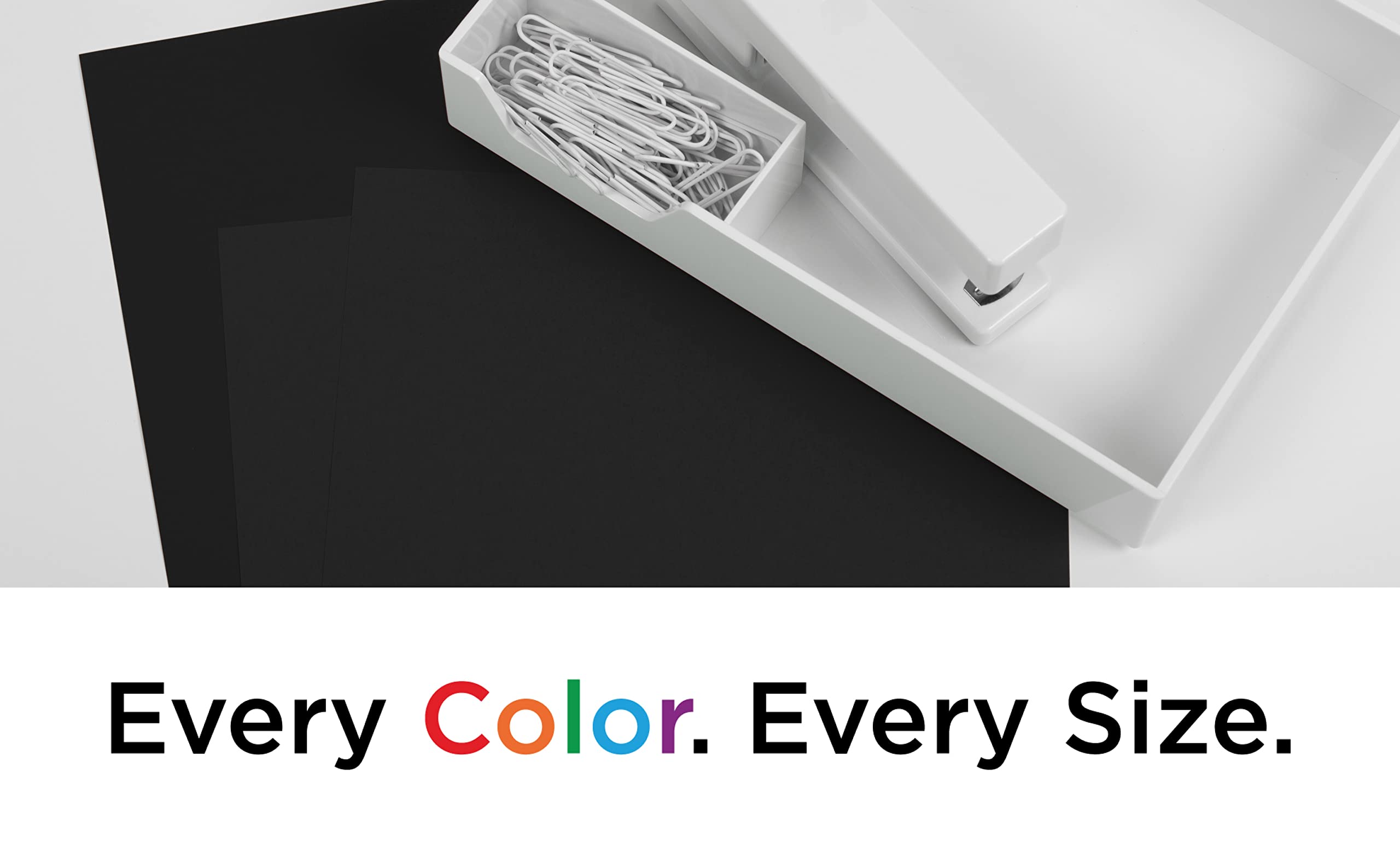 Premium JAM PAPER Matte 28lb Black Cardstock Paper - 8.5
