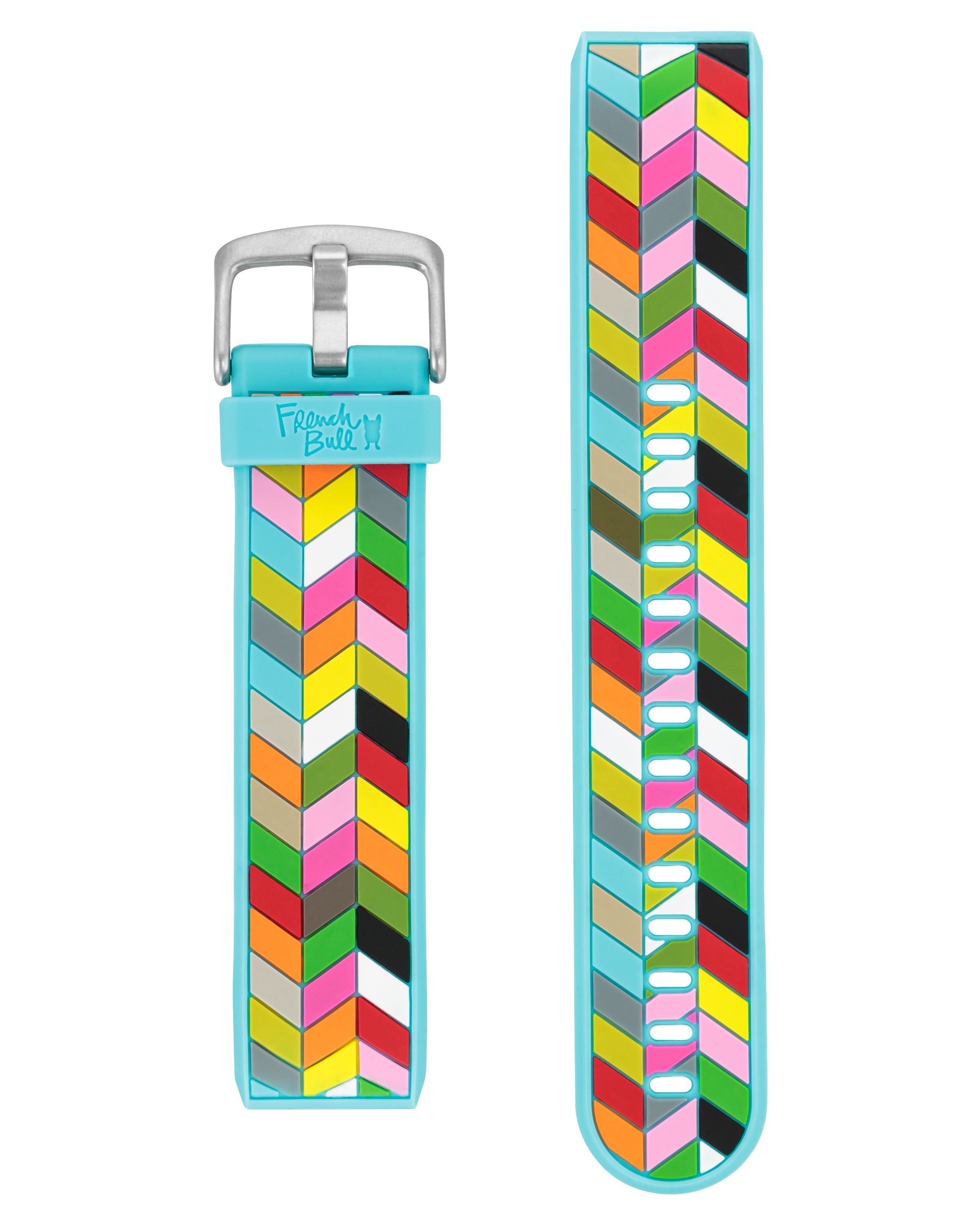 French Bull Silicone Replacement Band for Fitbit Charge - Comfortable Durable Fitness Tracker Strap for Workouts, Running & Daily Use