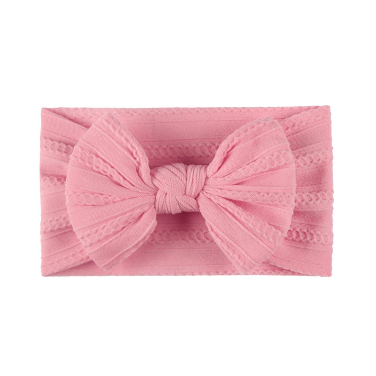 Digood Newborn Baby Girls Headbands - Cute Handmade Solid Hair Bows & Headwear Accessories for Infants | Perfect for Photography, Birthday Gifts & Special Occasions