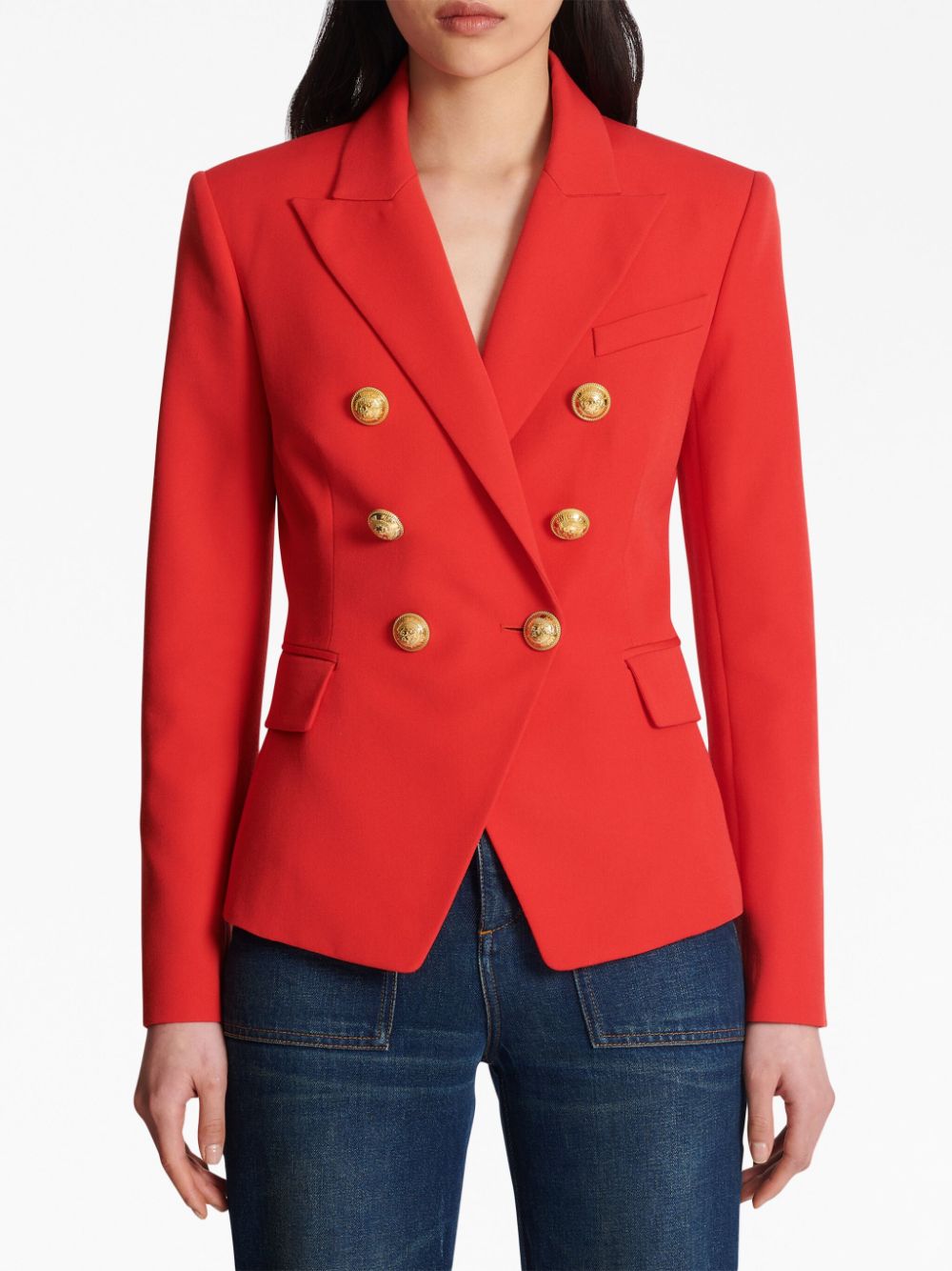 Balmain Red Jackets for Women - Luxury Designer Coats & Blazers | Perfect for Parties, Work & Evening Events