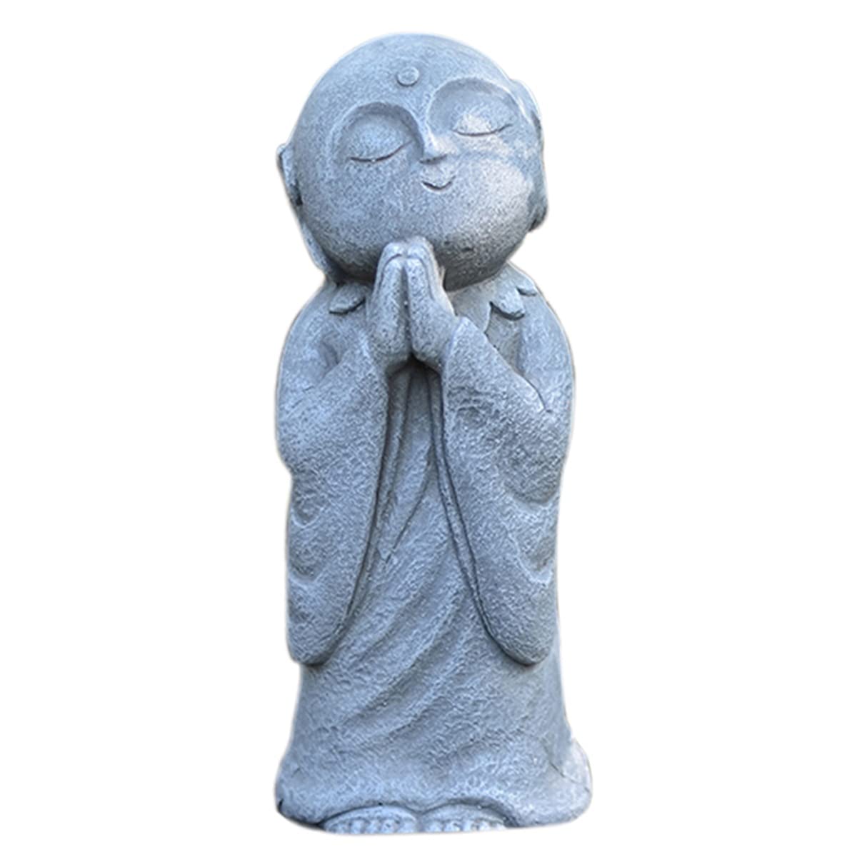 Large Jizo Statue - Zen Buddha Sculpture for Home, Garden & Outdoor Decor - Perfect for Meditation Spaces, Japanese Gardens & Patio Ornaments