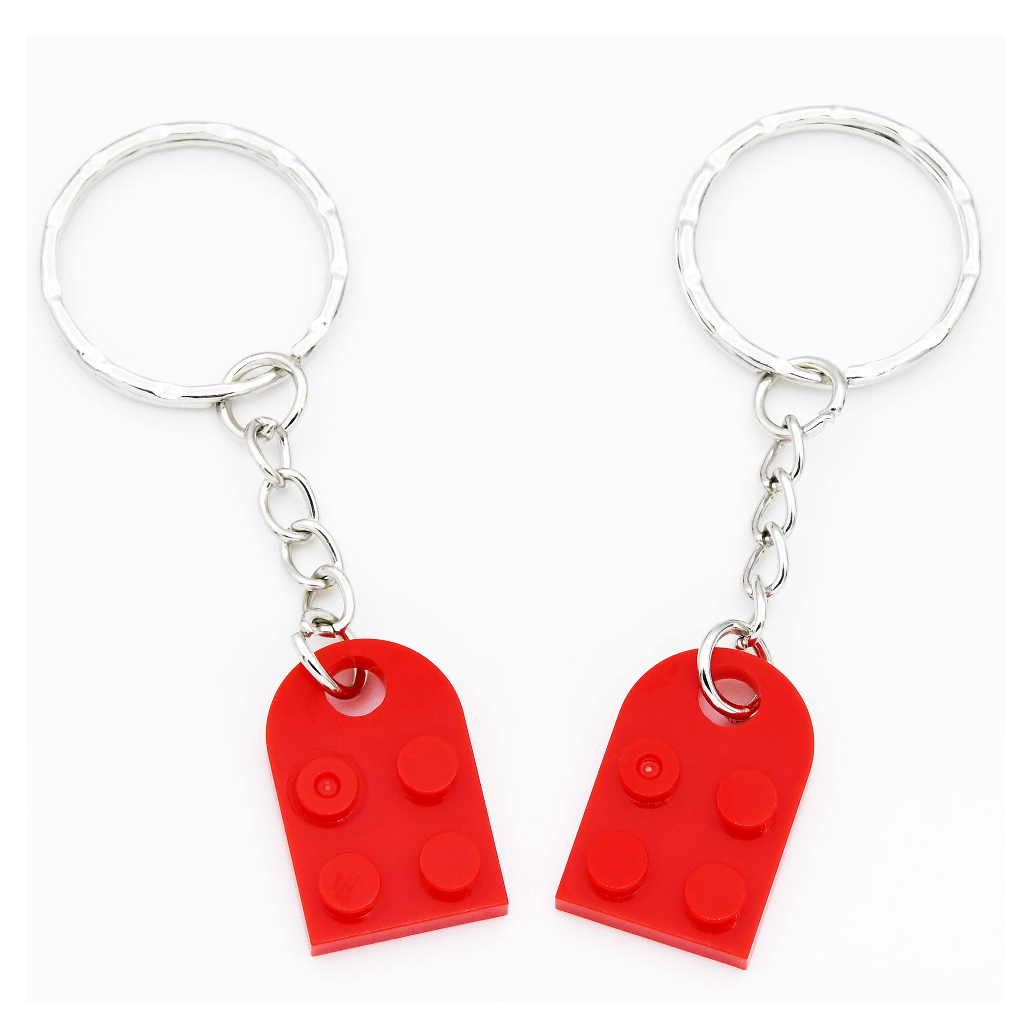 Best Friendship Keychain Set - Heart Key Rings for Couples & BFFs - 6 Color Options - Perfect Birthday Gift for Men & Women - Ideal for Anniversaries, Valentine's Day & Everyday Carry