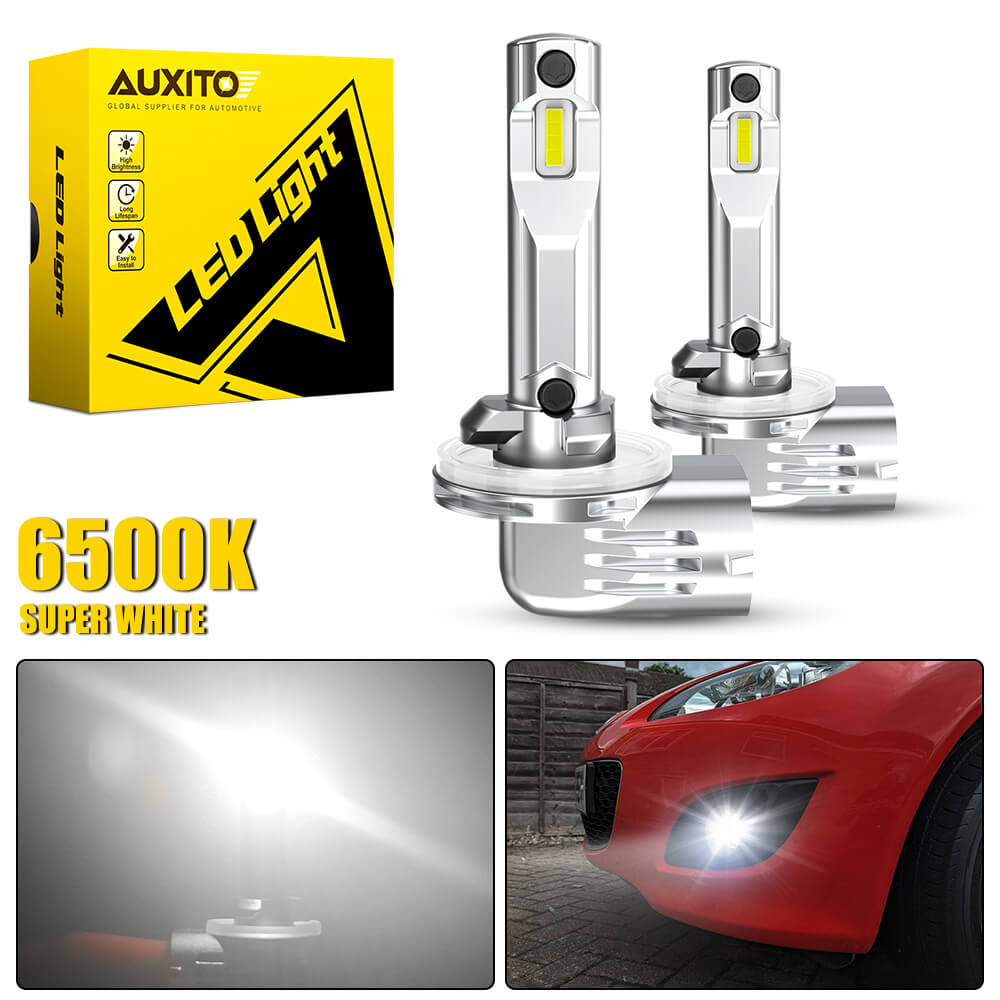 AUXITO 881 LED Bulb 3600LM 6500K White Fog Light Bulbs - GF Series - Super Bright Waterproof Replacement for Cars, Trucks, SUVs - Perfect for Night Driving and Foggy Conditions