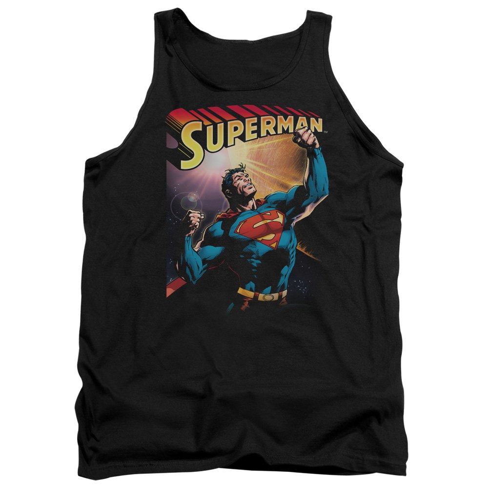 Superman Victory Unisex Tank Top for Men & Women - Comfortable Graphic Tee for Cosplay, Comic Con & Superhero Fans