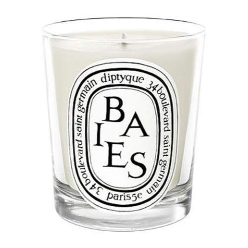 Diptyque Scented Candles Gift Set - Baies & Tubereuse (6.7 Oz Each) | Fruity Berry & Floral Tuberose Fragrance | Luxury Home Decor, Romantic Dinner, Spa Relaxation, Wedding Gift