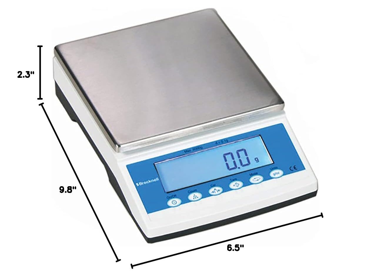 Salter Brecknell MBS-6000 Digital Dietary Scale | Precision Food Nutrition Scale for Kitchen, Baking & Weight Loss | Perfect for Meal Prep, Portion Control & Healthy Eating