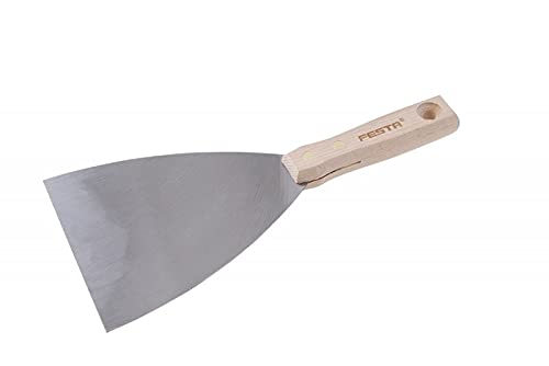 FESTA - 140mm Stainless Steel Spatula for Cooking, Baking, and Kitchen Use | Perfect for Flipping Pancakes, Scrambling Eggs, and Spreading Frosting