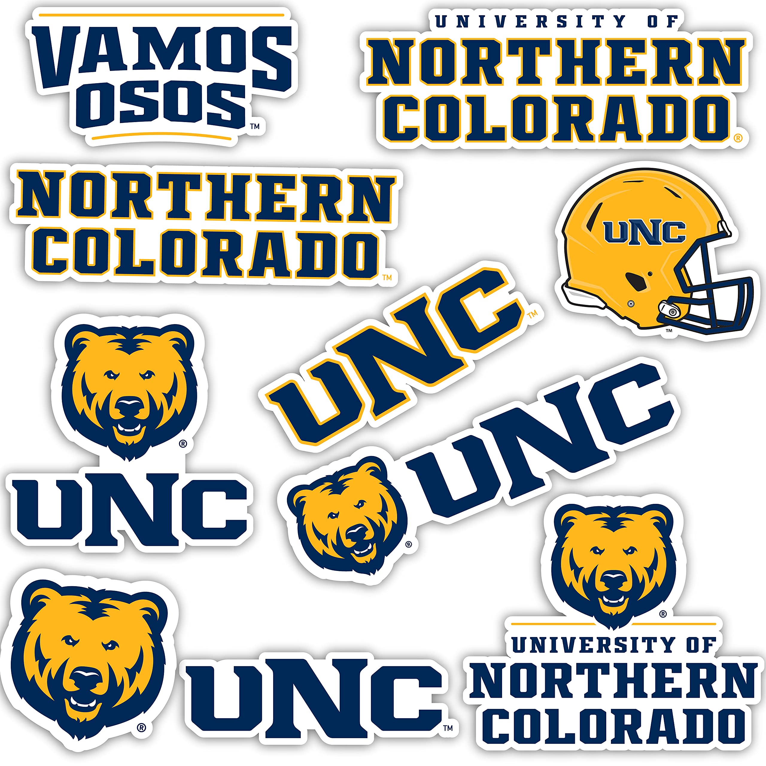 University of Northern Colorado Bears Vinyl Decal Sticker - Desert Cactus Design for Laptop, Water Bottle, Car & Scrapbook - Perfect for College Students, Alumni & Fans (Type 2)