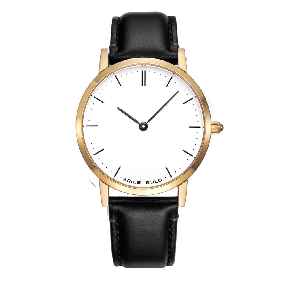 Aries Gold Urban Tango L 1008 G W Women's Watch - Luxury Stainless Steel Fashion Watch with Date Display, Perfect for Business, Office and Everyday Wear