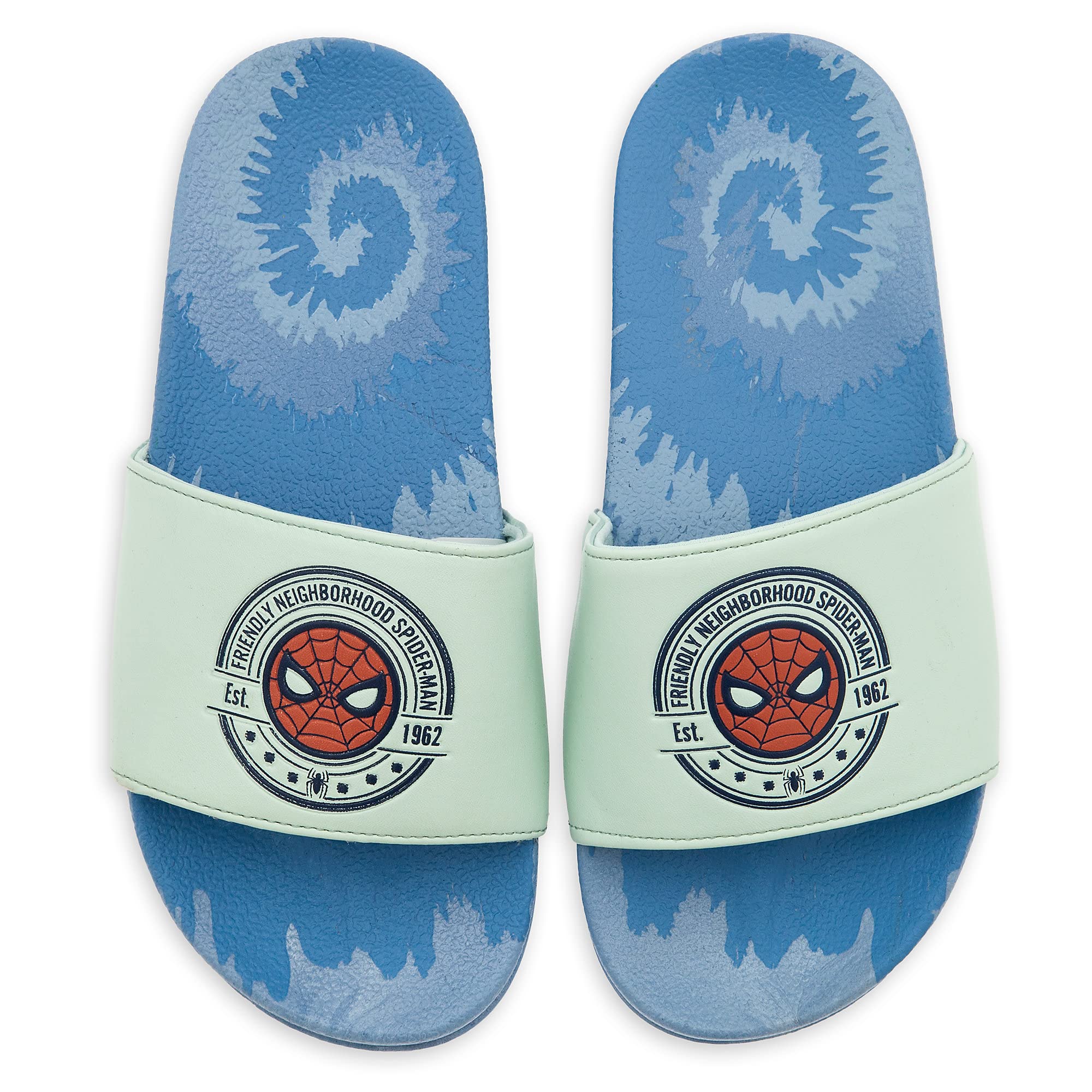 Marvel Spider-Man Kids Slides - Boys' Superhero Themed Slippers for Indoor & Outdoor Play - Perfect for Costumes, Parties, and Everyday Wear