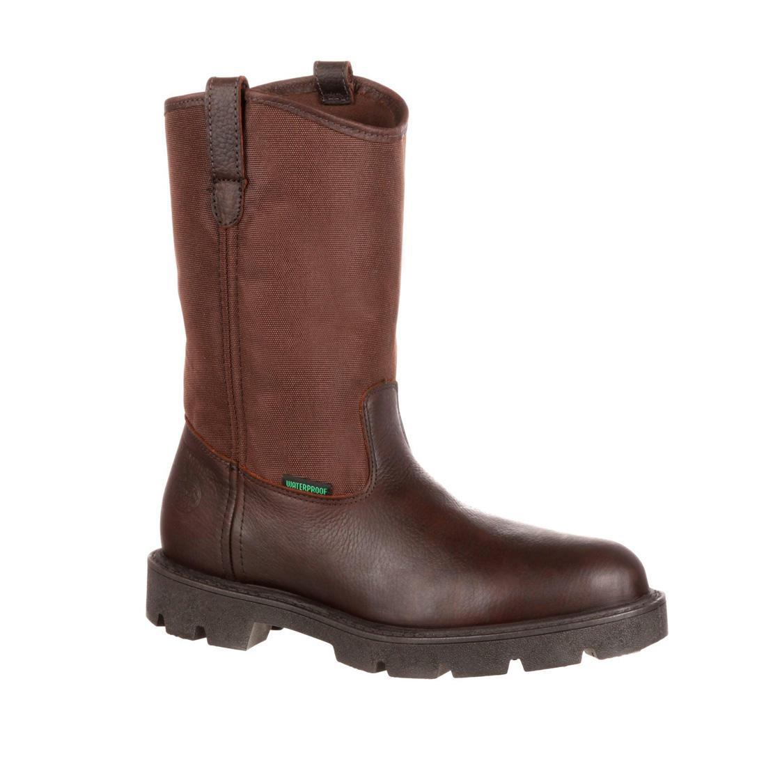 Waterproof Wellington Work Boots for Men & Women - Heavy Duty Slip Resistant Safety Boots for Construction, Farming & Outdoor Work