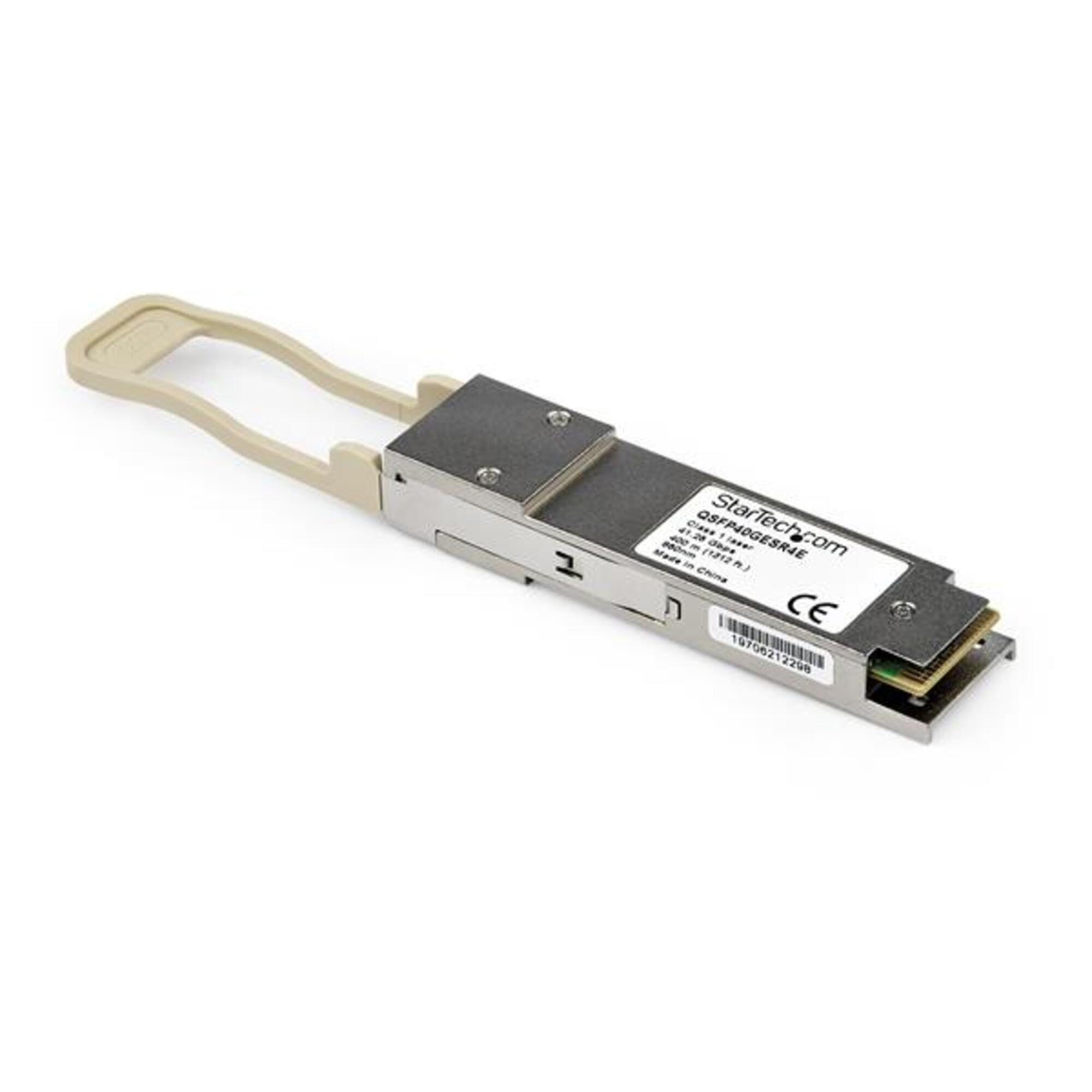 StarTech.com Dell EMC QSFP-40G-SR4 Compatible 40G QSFP+ Transceiver Module - 40GBASE-SR4 Multimode Fiber Optic - 40GbE Ethernet - MPO Connector - 150m Range - 850nm Wavelength - DDM Support (QSFP40GSR4ES) - Ideal for Data Centers, Cloud Computing & High-Speed Network Upgrades
