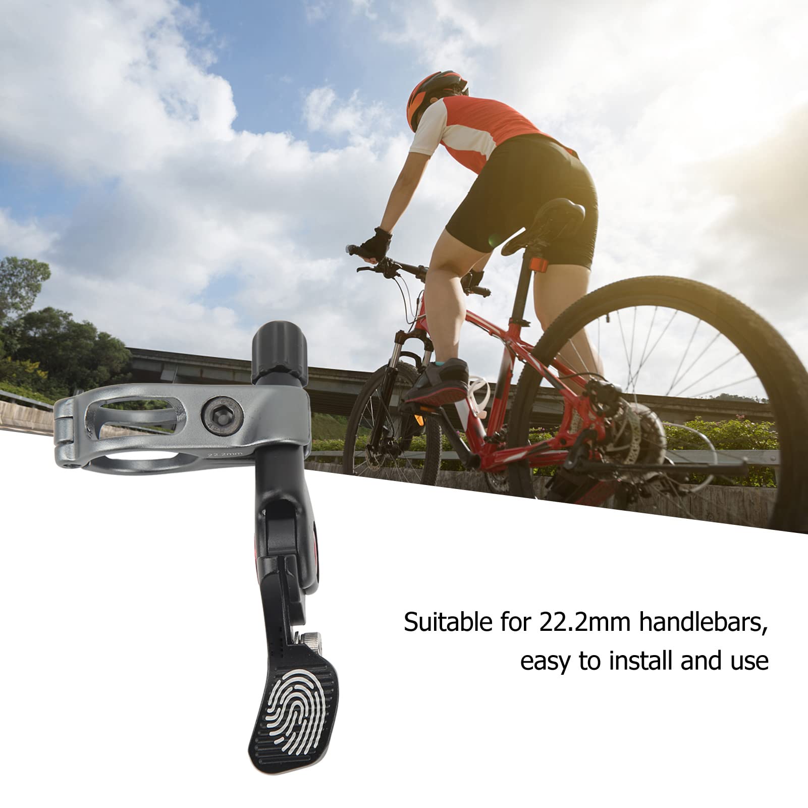 Bike Dropper Seatpost Remote Lever - Wireless Control for Adjustable Seatpost - Replacement Accessories for Mountain Bikes (Perfect for Trail Riding and Downhill Cycling)