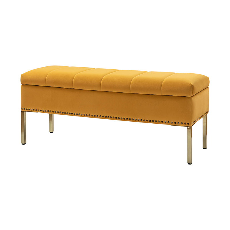 Egmund Upholstered Flip Top Storage Bench - Stylish Ottoman with Hidden Storage for Bedroom, Living Room & Entryway - Perfect for Home Organization & Extra Seating