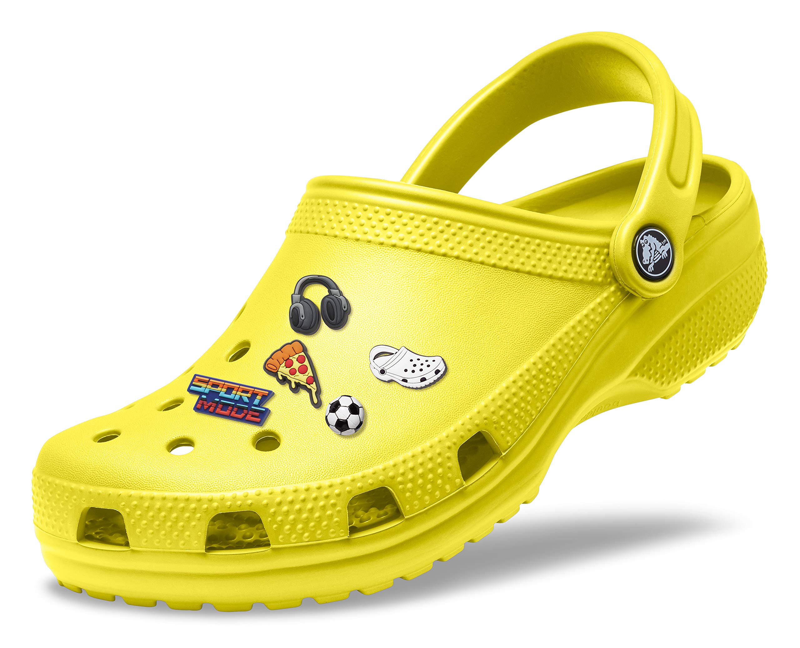 Crocs Classic Clog for Men & Women with 5-Pack Jibbitz Charms - Comfortable Slip-On Shoes for Sports, Casual Wear & Outdoor Activities