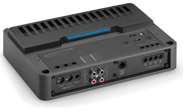 JL Audio RD500/1 Monoblock Class D Subwoofer Amplifier - 500W RMS Power for Deep Bass - Perfect for Car Audio Systems & Home Theater Setups