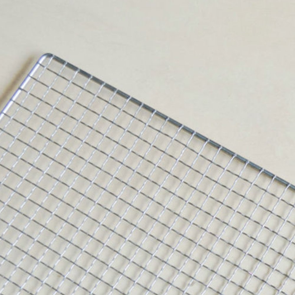 Premium Stainless Steel BBQ Grill Grates Replacement - 25x40cm (9.8x15.7in) Heavy Duty Mesh Wire Cooking Grid for Gas & Charcoal Grills - Perfect for Outdoor Barbecue, Camping, Backyard Parties & Picnics