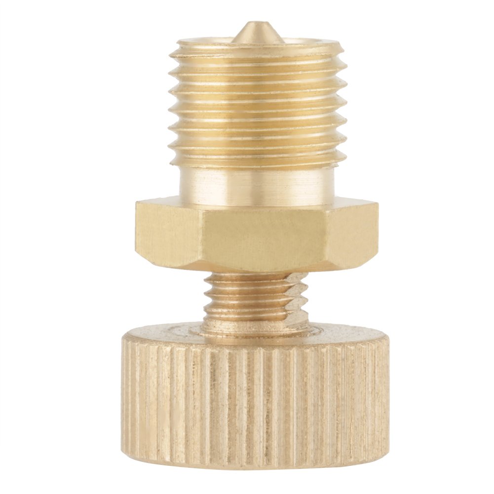 High Pressure Brass Bleed Valve Screw - Air Release Valve for Electric Pumps | Durable Accessory for Hydraulic Systems & Pressure Washers