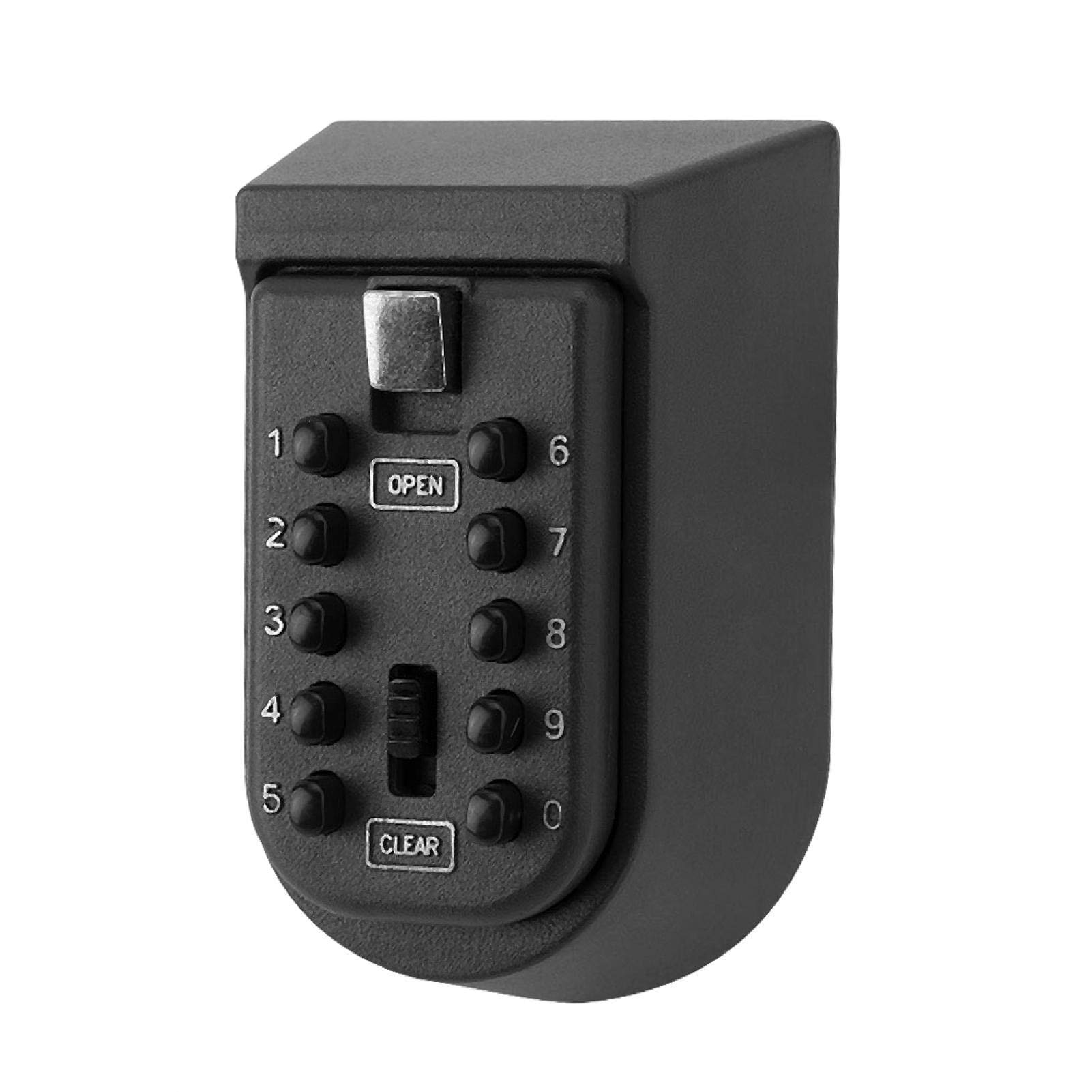 10 Digit Combination Key Lock Box - Wall Mount Safe with Password Security for Outdoor Storage | Perfect for Spare Keys, Airbnb Rentals & Home Security