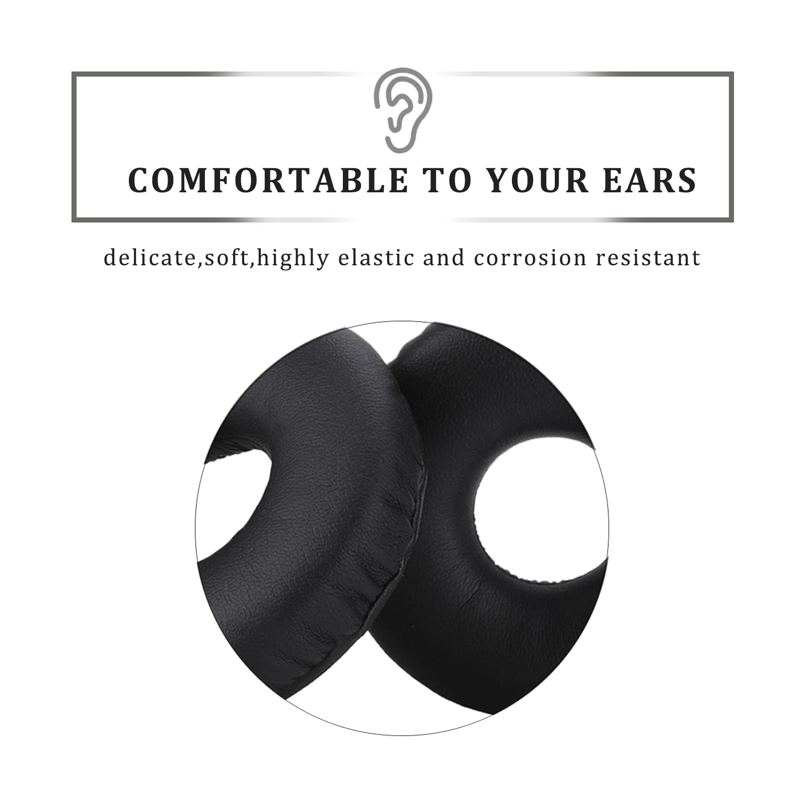 Replacement Ear Pads for Sony XB650BT XB450AP XB550AP - Soft Sponge Cushion with High Elasticity | Comfortable Headset Cover for Gaming, Music & Work