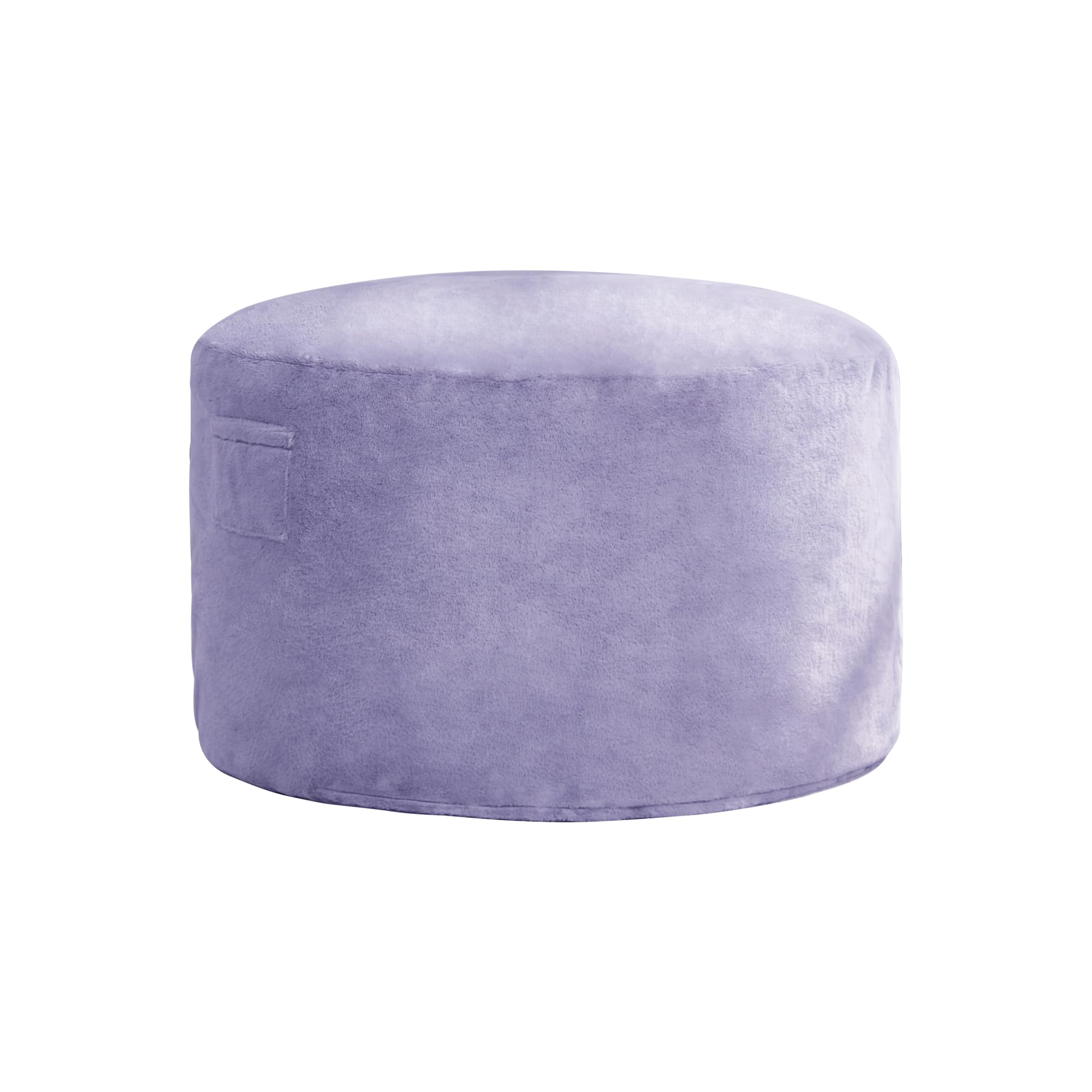 Hobestluk 4ft Large Bean Bag Chair for Adults - Plush Faux Fur Cover, Oversized Lounger for Living Room, Bedroom, Dorm & Office - Purple (44”x44”x24”) - Perfect for Relaxing, Gaming & Movie Nights