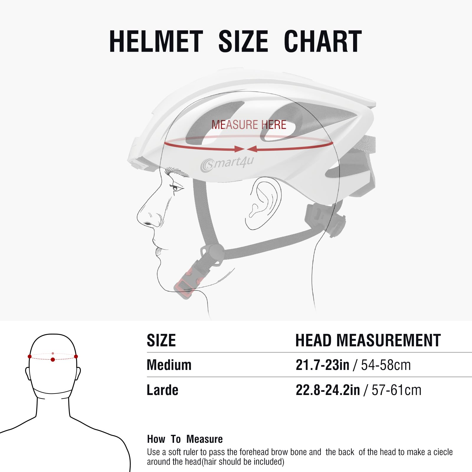 SH55M Smart Bluetooth Bike Helmet with Speakers & Mic, Smart Turn Signals, Fall Detection, Rear Light, CE CPSC Certified, for Adults Men Women - Perfect for Cycling, Commuting, and Outdoor Adventures
