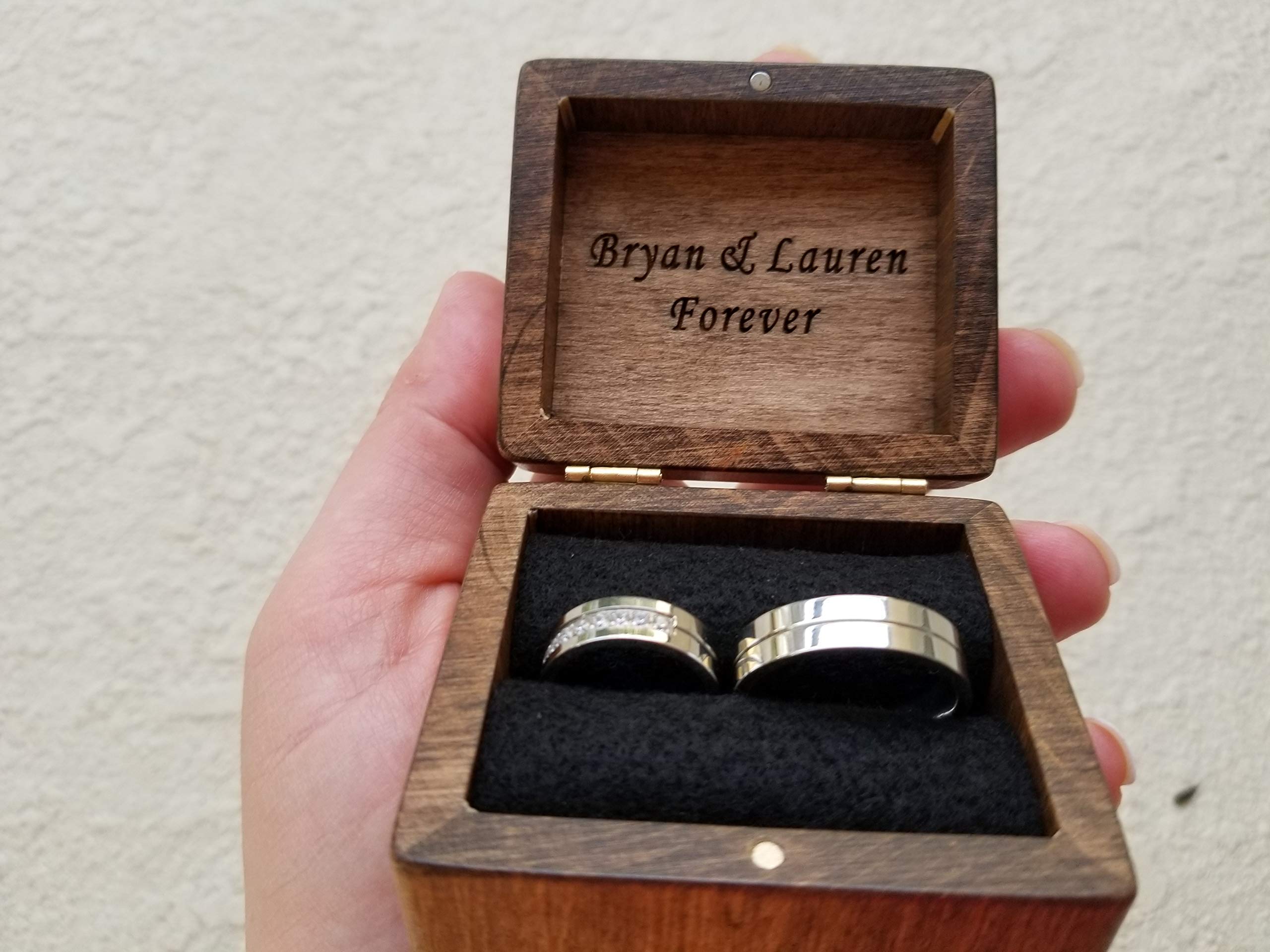 Handmade Elephant Wedding Ring Box - Elegant Engagement & Proposal Ring Holder for Jewelry - Perfect for Romantic Proposals, Anniversaries, and Special Occasions