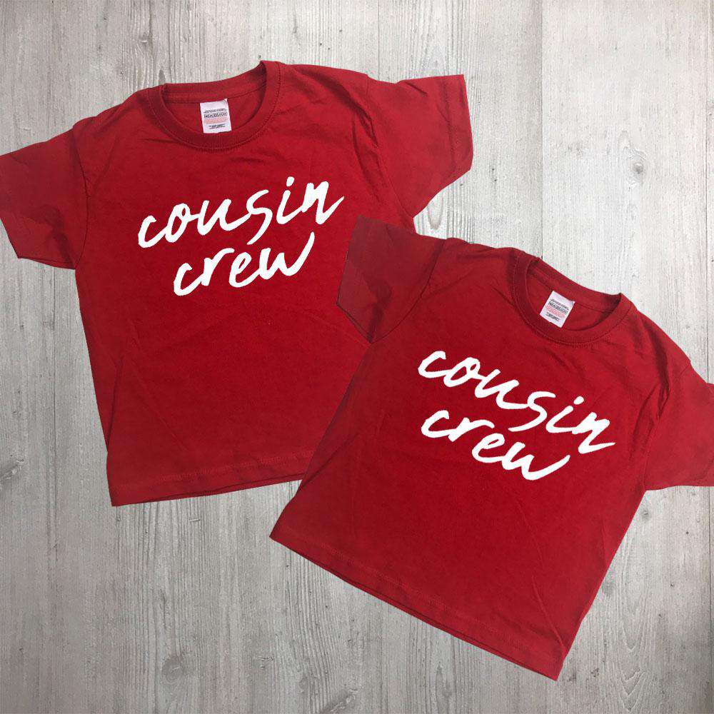 Cousin Crew Script Tees 00 (MRK X) - Trendy Graphic T-Shirts for Men & Women - Perfect for Casual Wear, Street Style & Everyday Outfits