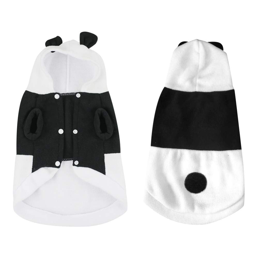 1pc Panda Pet Costume - Warm Winter Dog & Cat Clothes, Halloween Cosplay Outfit, Cute Bodysuit Jumpsuit for Small Pets - Perfect for Cold Weather, Costume Parties & Photo Shoots