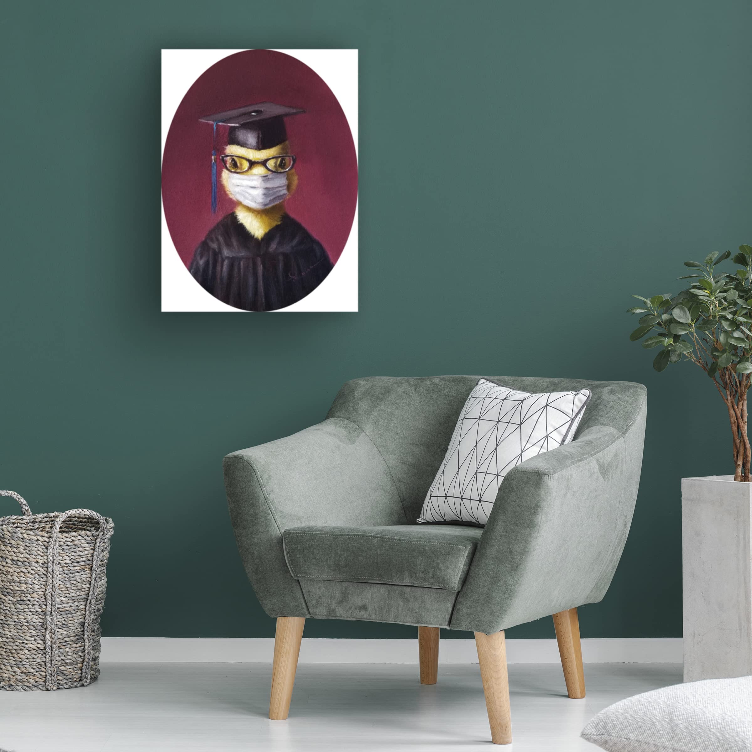 Lucia Heffernan 'Class of 2020' Canvas Wall Art - Graduation Gift for High School & College Students - Perfect for Dorm Room, Office & Home Decor