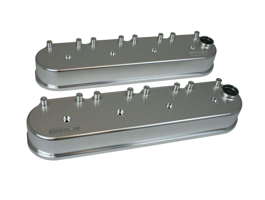 Moroso 68476 Tall Billet Valve Covers for GM LS Engine with Holley/AEM Smart Coils - High Performance Aluminum Valve Covers for LS Engines, Perfect for Street Racing, Hot Rods & Engine Upgrades