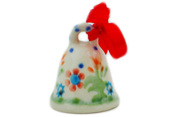 1 Bell Ornament with Spring Flowers - Elegant Home Decor for Easter, Christmas & Seasonal Celebrations