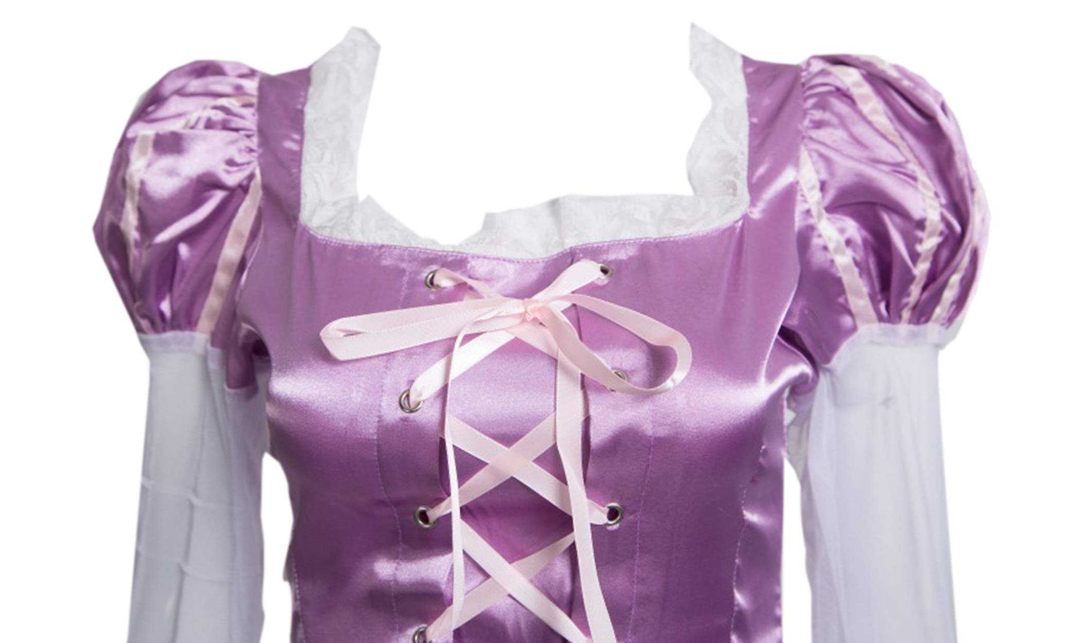 Princess Fairy Tale Gown Costume for Girls & Adults - Purple Cosplay Dress for Halloween, Birthday Parties & Dress-Up Play