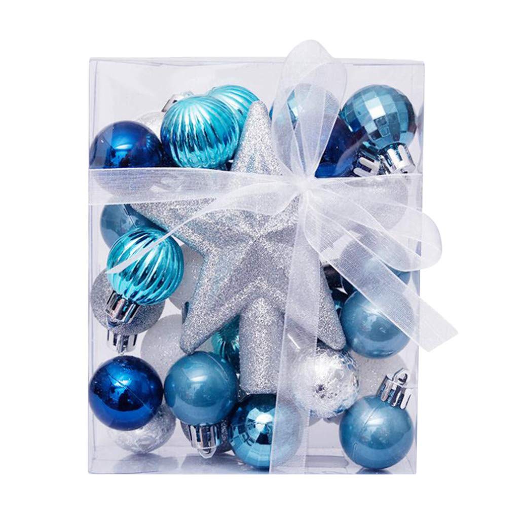 30PCS Christmas Ball Ornaments - Shatterproof Xmas Tree Decorations for Holiday Party, Home & Office Decor | Perfect for Christmas Tree, Gift Wrapping, Fireplace & Festive DIY Crafts