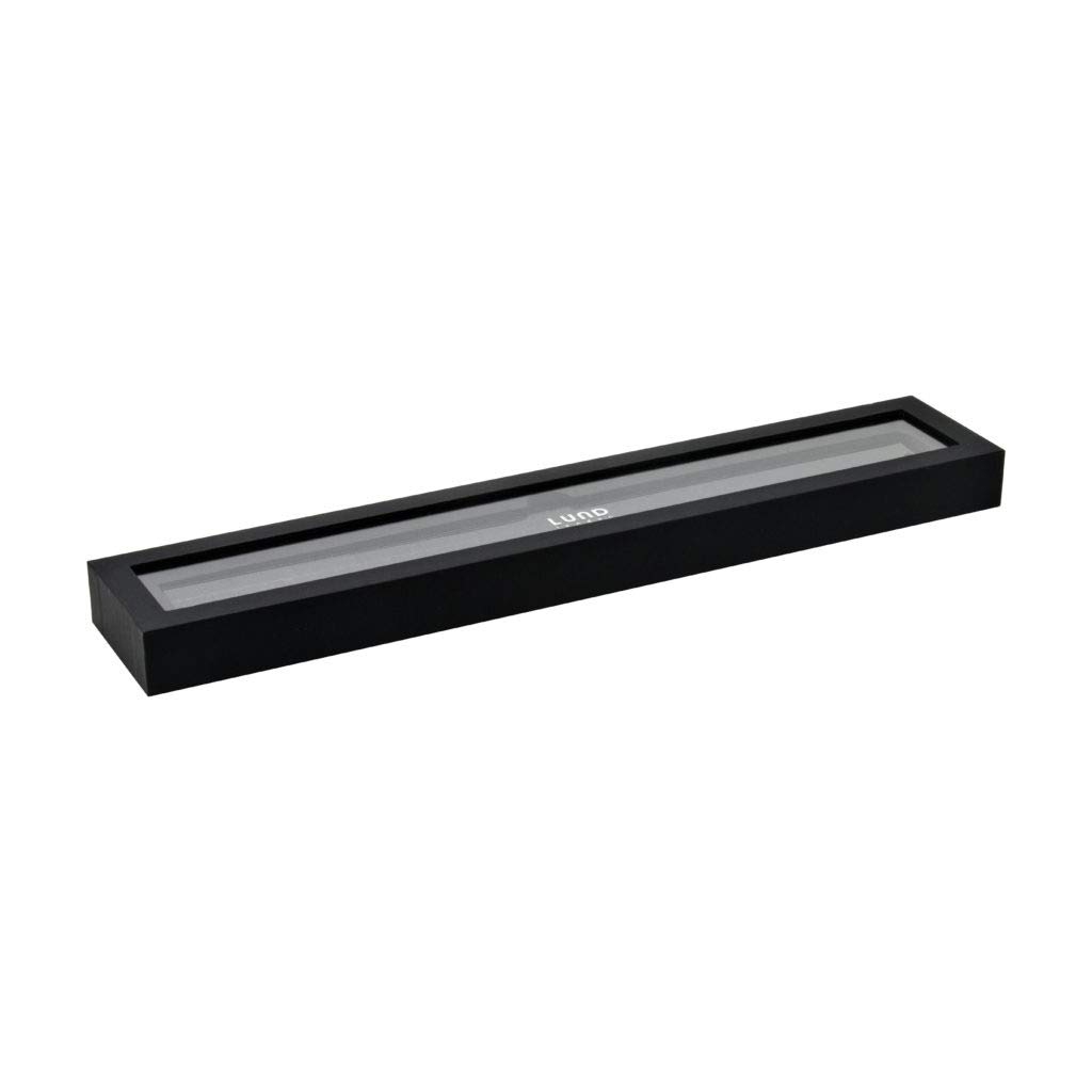 Lund London 7086 Lund Luxe Ruler Decorative Accessories - Gunmetal Fashion Ruler (27.2 oz/775g) - Perfect for Home Office Decor, Gift Giving & Fashion Styling